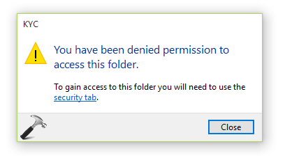FIX You Don't Currently Have Permission To Access This Folder Windows 10